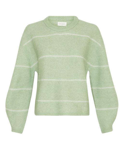 MSCH Ethana Nenaya pullover, grønn/stripet