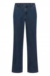 My Essential Wardrobe Lara Pant, dark blue denim