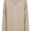 Bruun & Stengade Loanna V-neck, sand