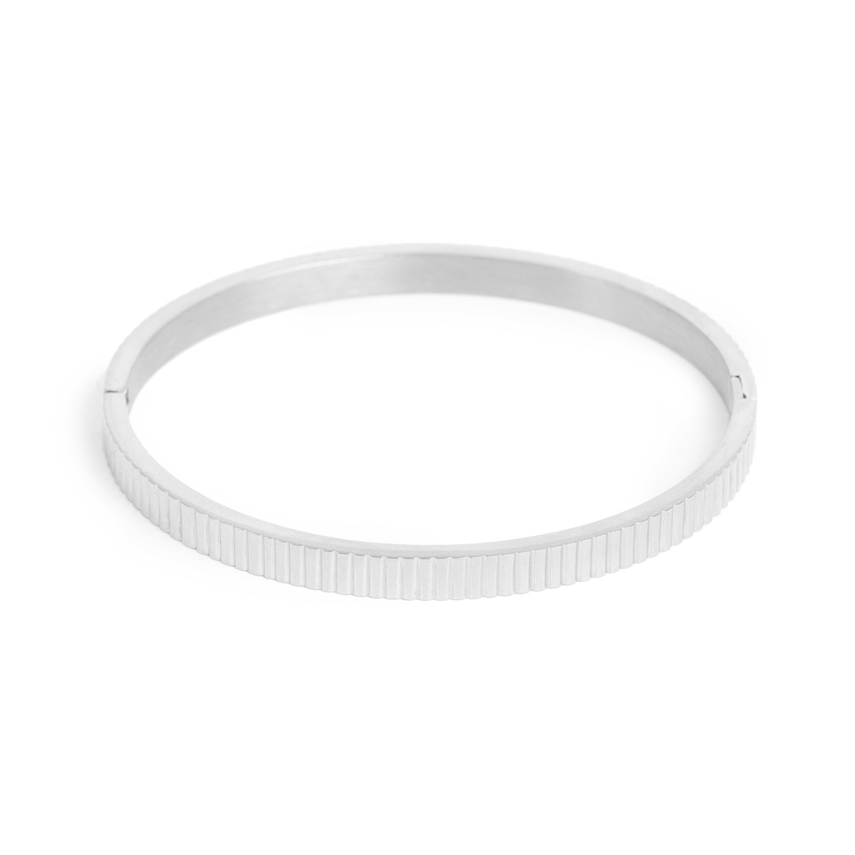 A&C Steel Sun, bangle-armbånd, stripet stål