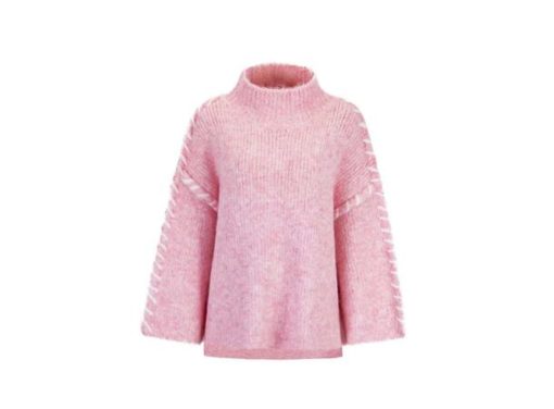 Vanucci Ladie'sweater, rosa, one size