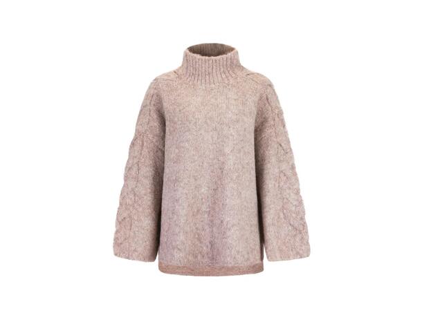 Vanucci Ladie's Sweater, beige, one size