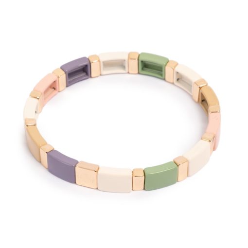 Art & Craft Emaljert armbånd, Pastels