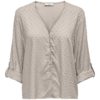 JDY Diana life 7/8 Dobby Shirt, beige