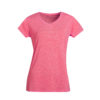 Vannucci T-shirt V-neck, rosa