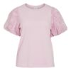 Vila Visimonia O-neck S/S Top, rosa