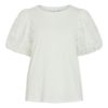 Vila Visimonia O-neck S/S Top, hvit