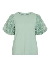 Vila Visimonia O-neck S/S Top, grønn