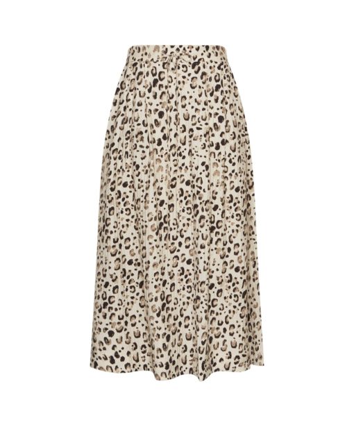 MSCH Alyona Vlora Skirt, beige/dyreprint