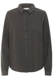 Kaffe Naya Short Shirt, mørk grå