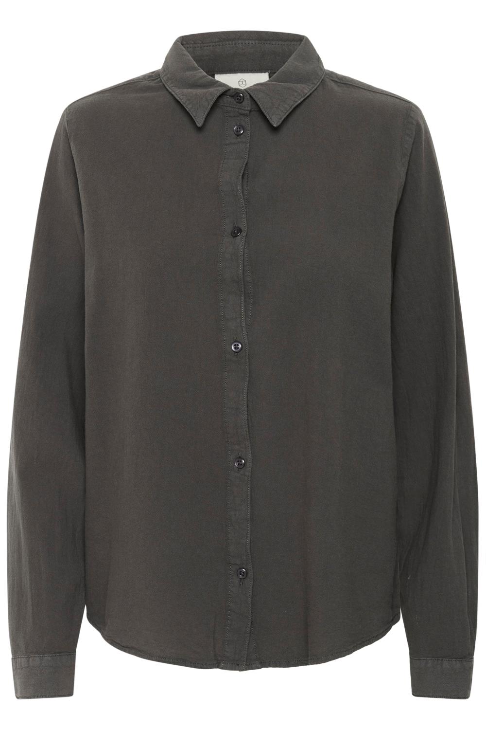 Kaffe Naya Short Shirt, mørk grå