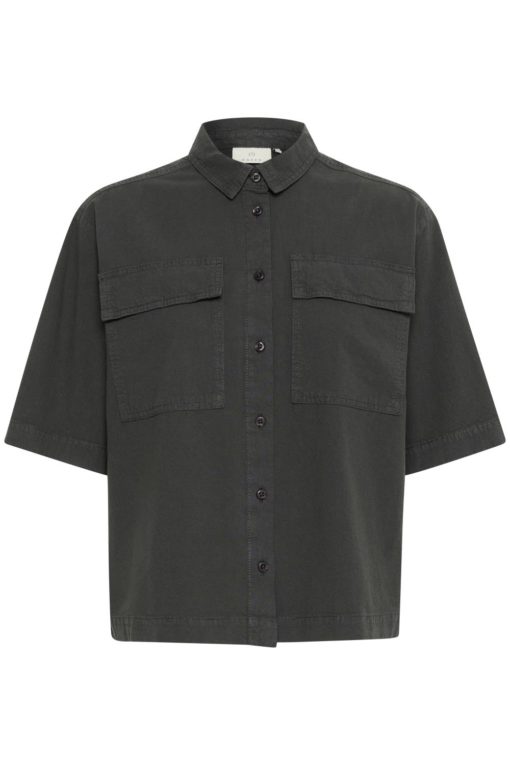 Kaffe Naya Liah Shirt, mørk grå