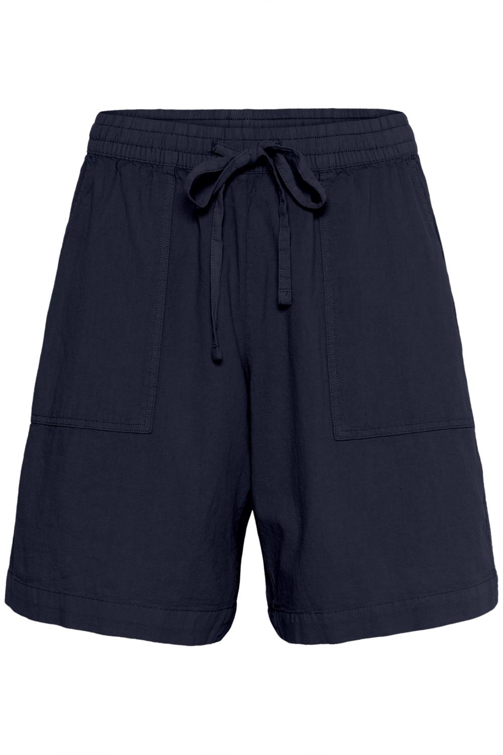 Kaffe Naya Liah Shorts, marineblå