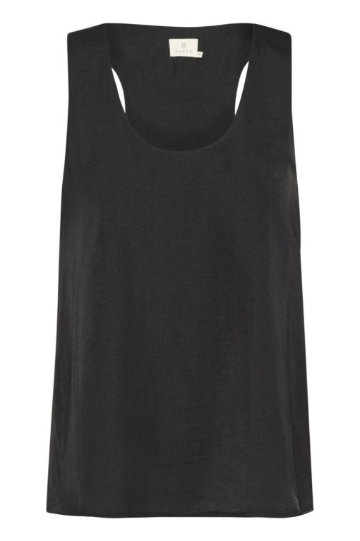 Kaffe KAallie Top, sort