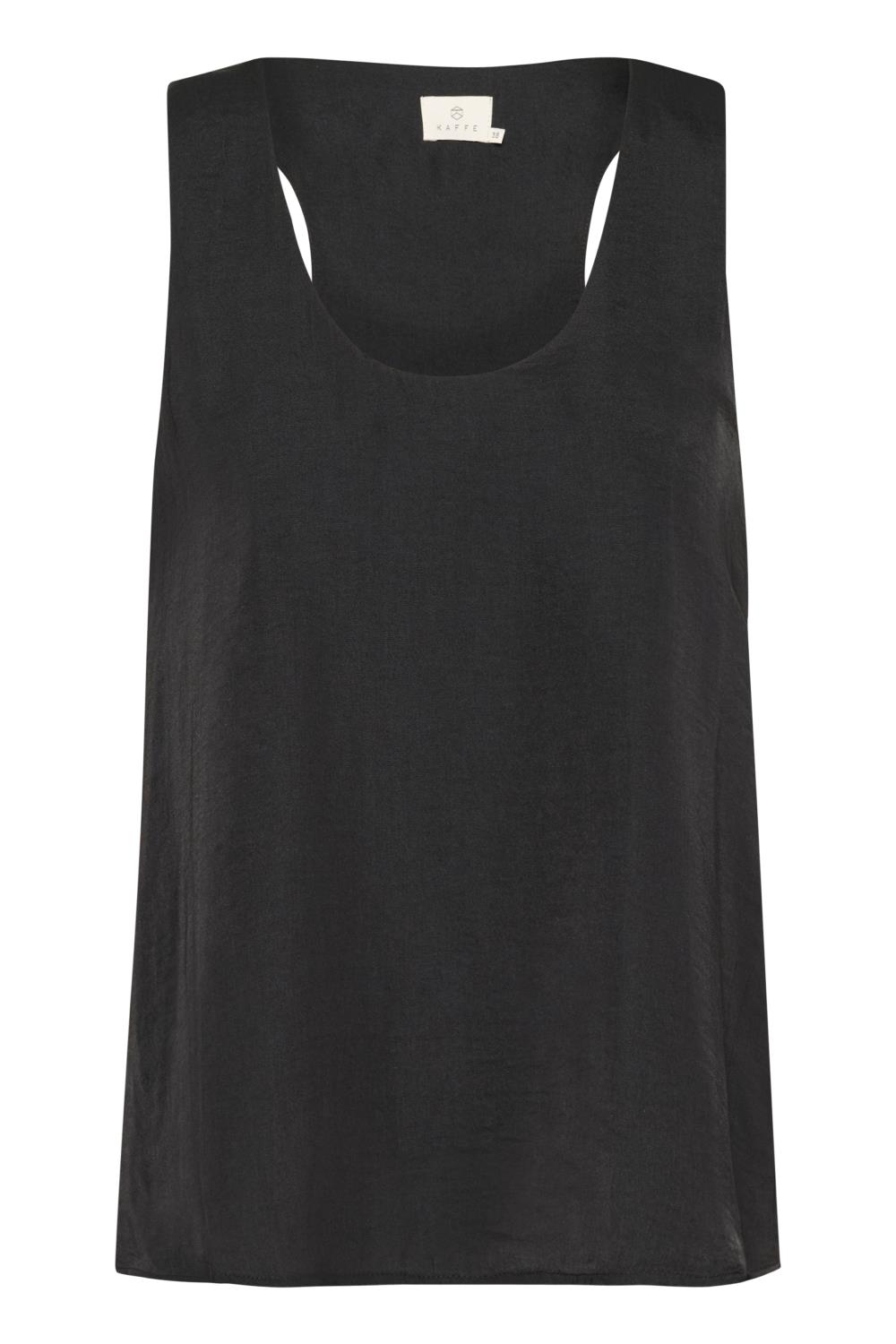 Kaffe KAallie Top, sort