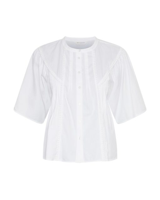 MSCH Ethelyn 2/4 Shirt, hvit