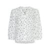 MSCH Amelina Vealine 3/4 Shirt, blå blomstret