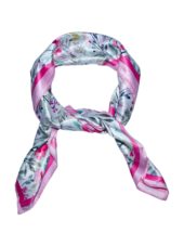 Intex Skandia Skjerf småblomstrete 70x70 cm, rosa