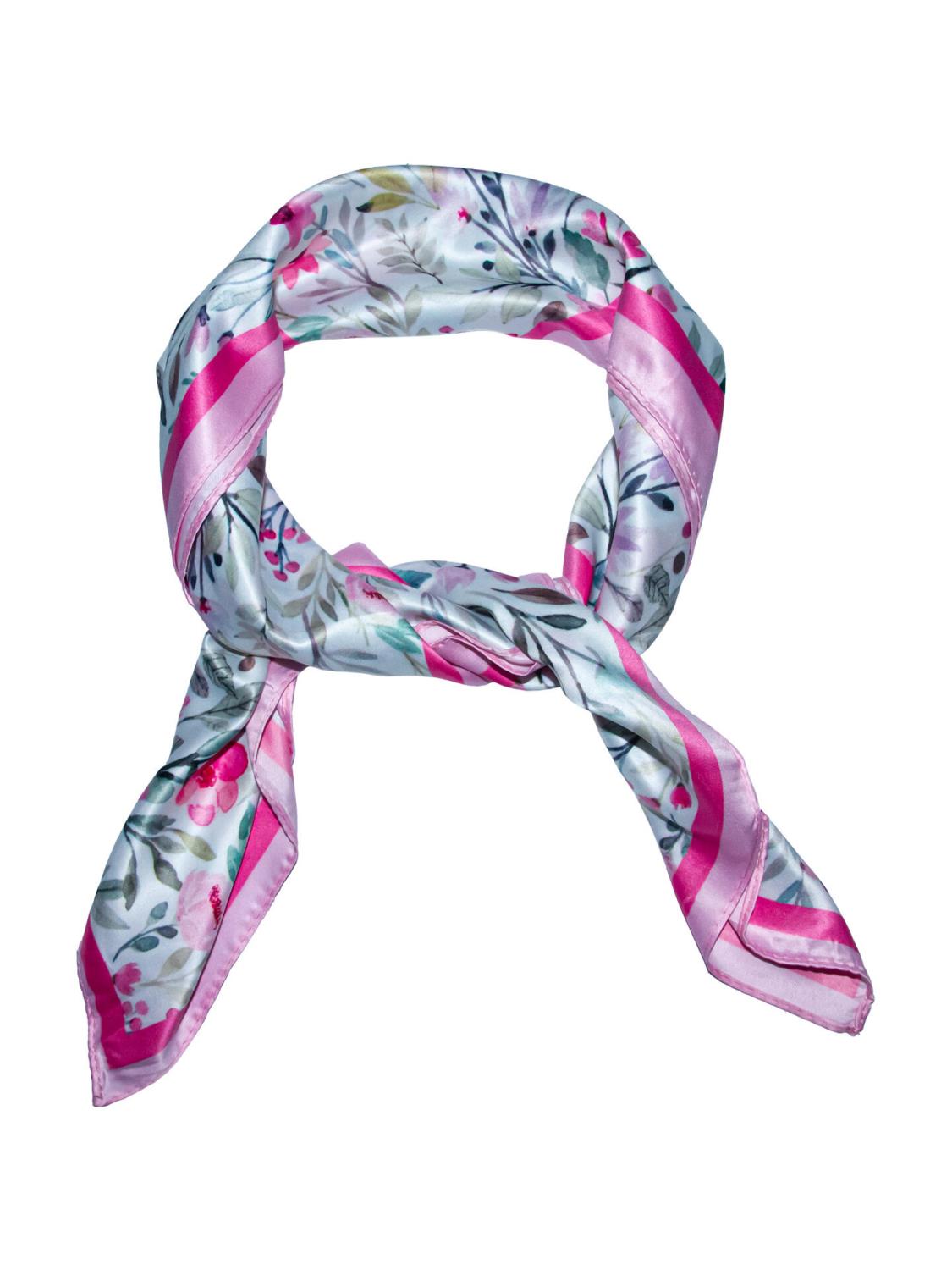 Intex Skandia Skjerf småblomstrete 70x70 cm, rosa