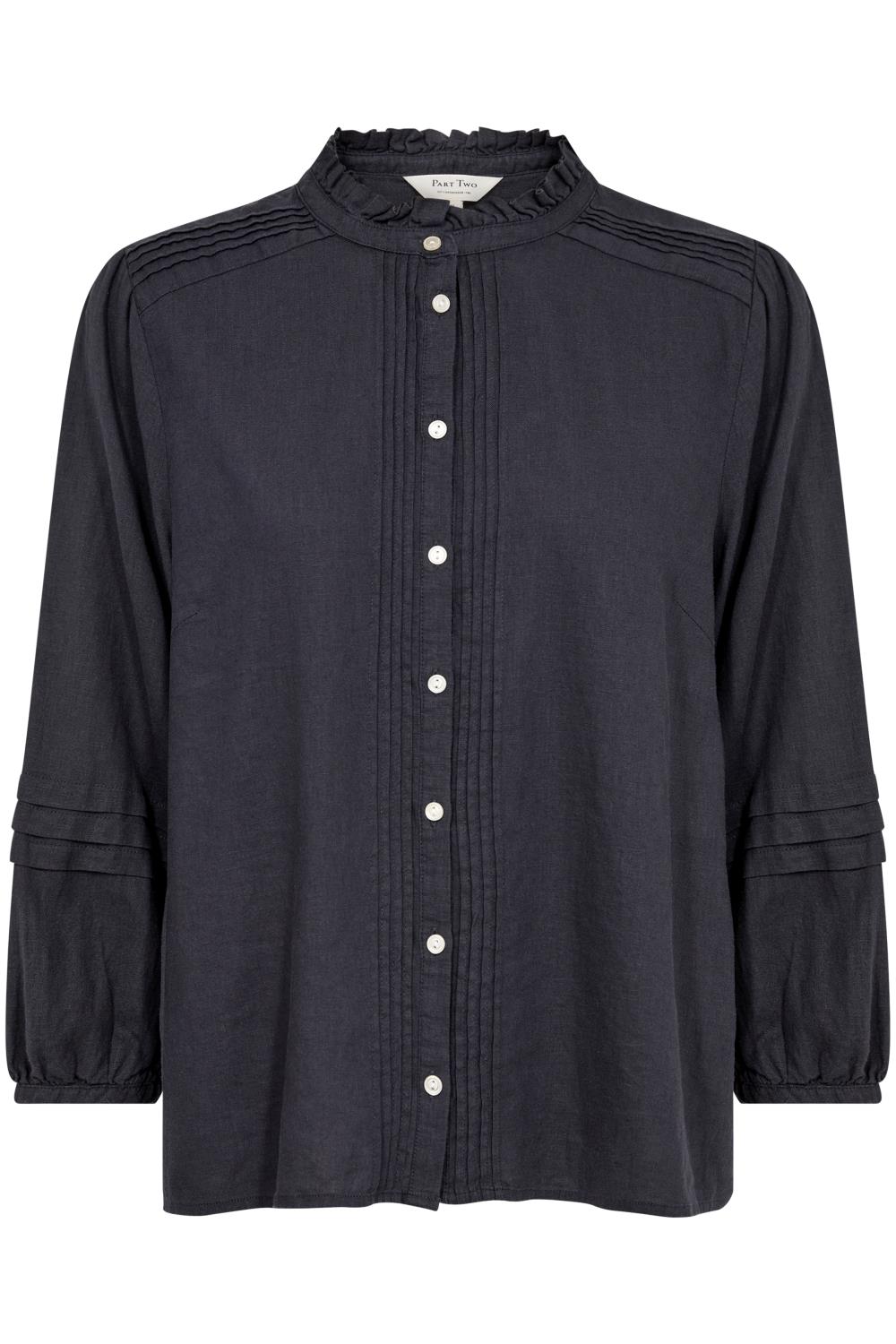 Part Two Nastja Shirt, marineblå