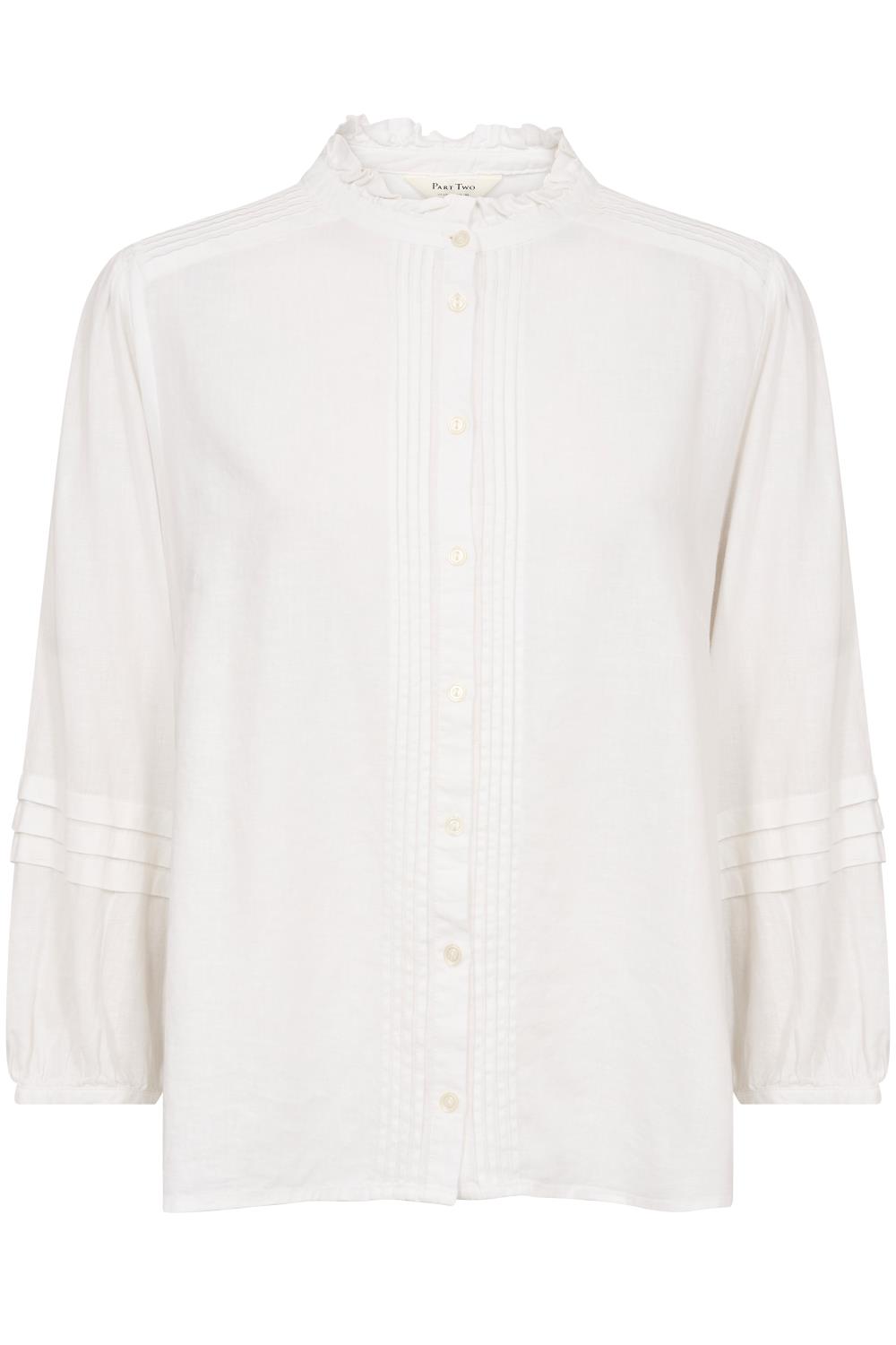 Part Two Nastja Shirt, hvit