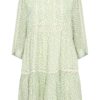 Part Two Nibi Dress, grønnmønstret