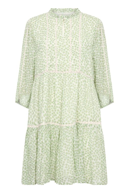 Part Two Nibi Dress, grønnmønstret