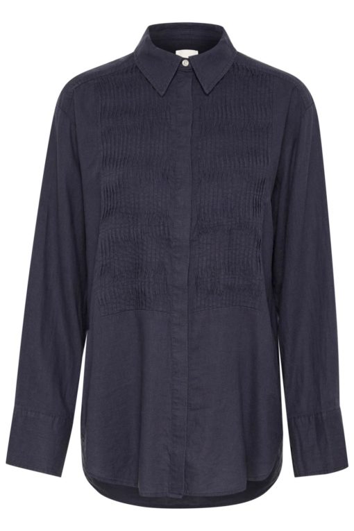 Part Two Natacia Shirt, marineblå
