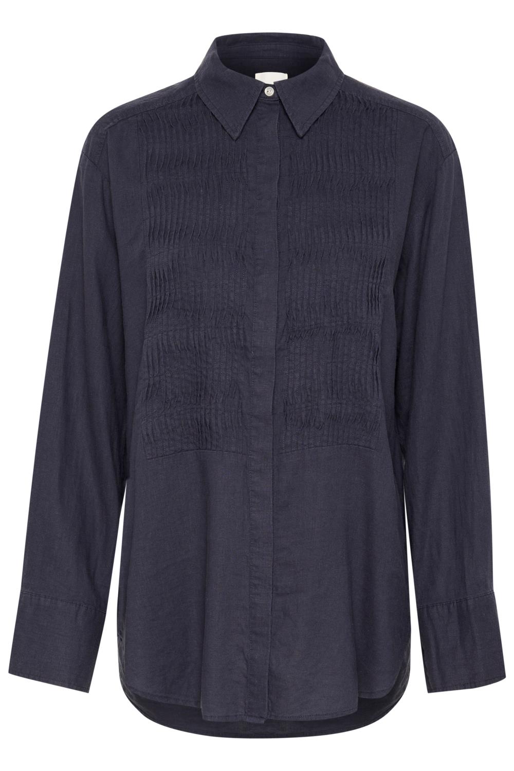Part Two Natacia Shirt, marineblå