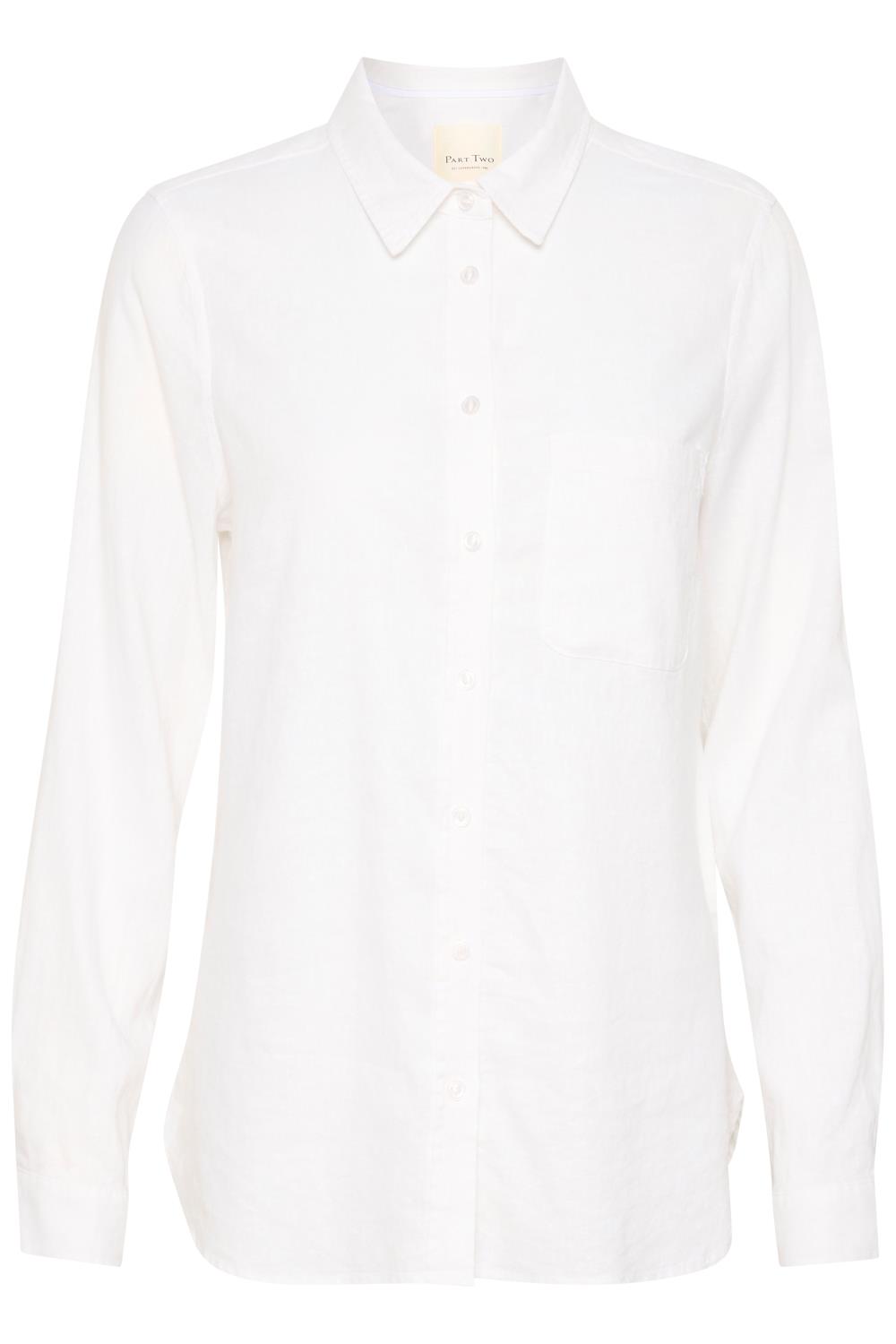 Part Two Kivas Shirt, hvit