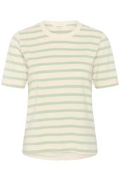 Part Two Ratani T-shirt, grønn stripet