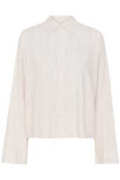 My Essential Wardrobe Jannie Shirt, hvit/ stripet