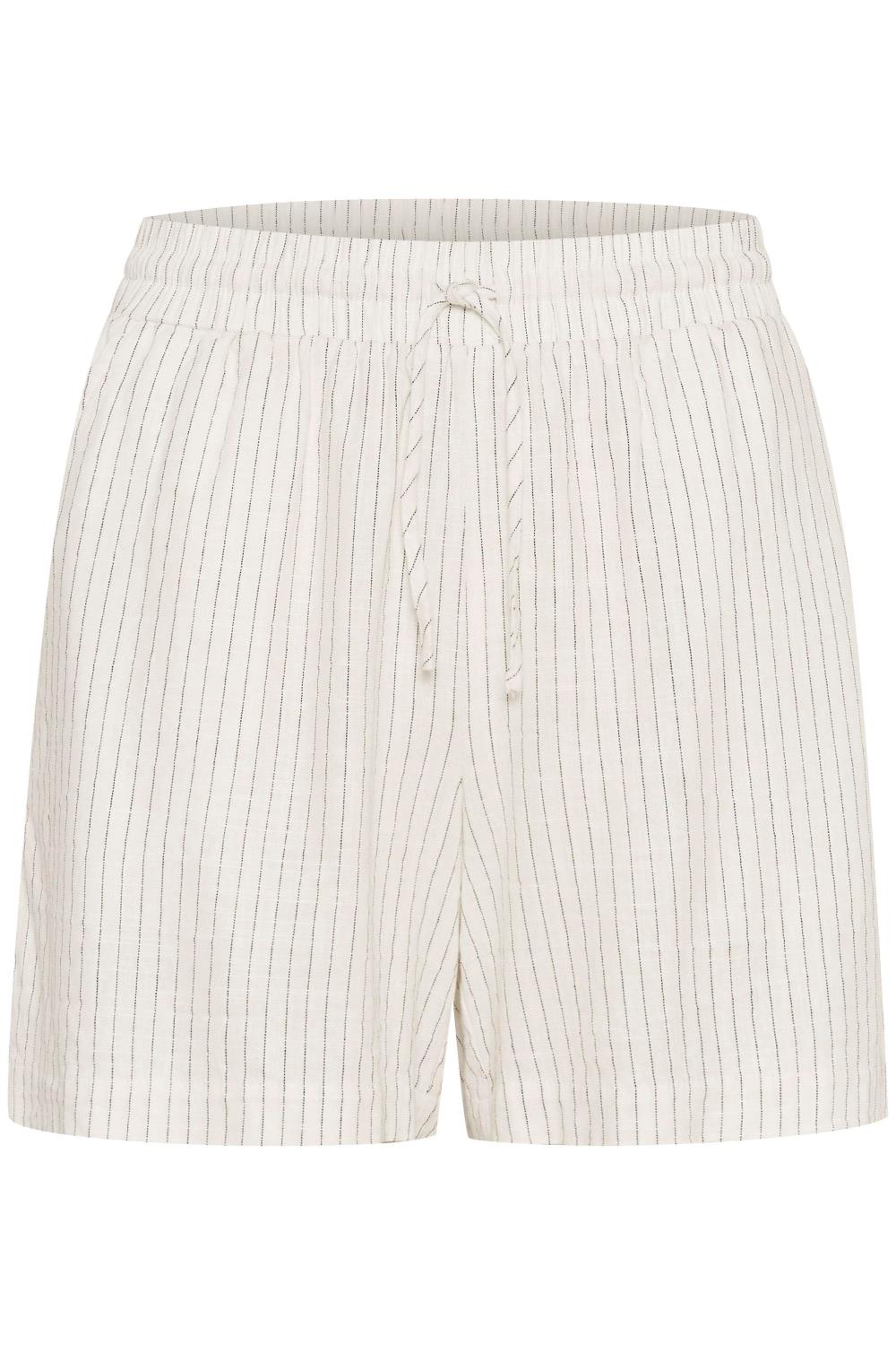My Essential Wardrobe Jannie Shorts, hvit/stripet