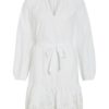 Vila Vikelli V-neck, Short Dress, hvit