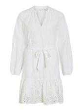 Vila Vikelli V-neck, Short Dress, hvit
