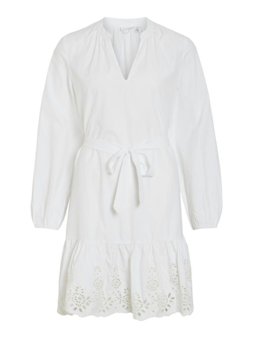 Vila Vikelli V-neck, Short Dress, hvit