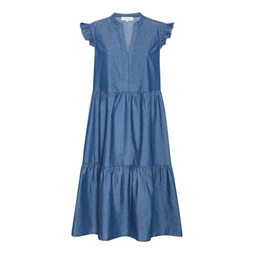 Continue Bea Long Chambre, denim kjole