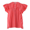Continue Christel Stripe Top, rosa/stripet