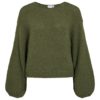 Vila Vichoca O-neck Knit, grønn