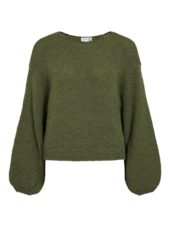 Vila Vichoca O-neck Knit, grønn