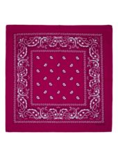Intex Skandia bomull skjerf, rosa/print