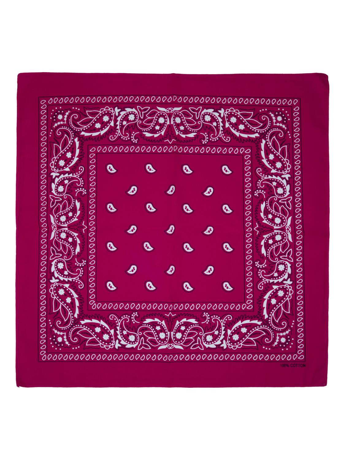 Intex Skandia bomull skjerf, rosa/print