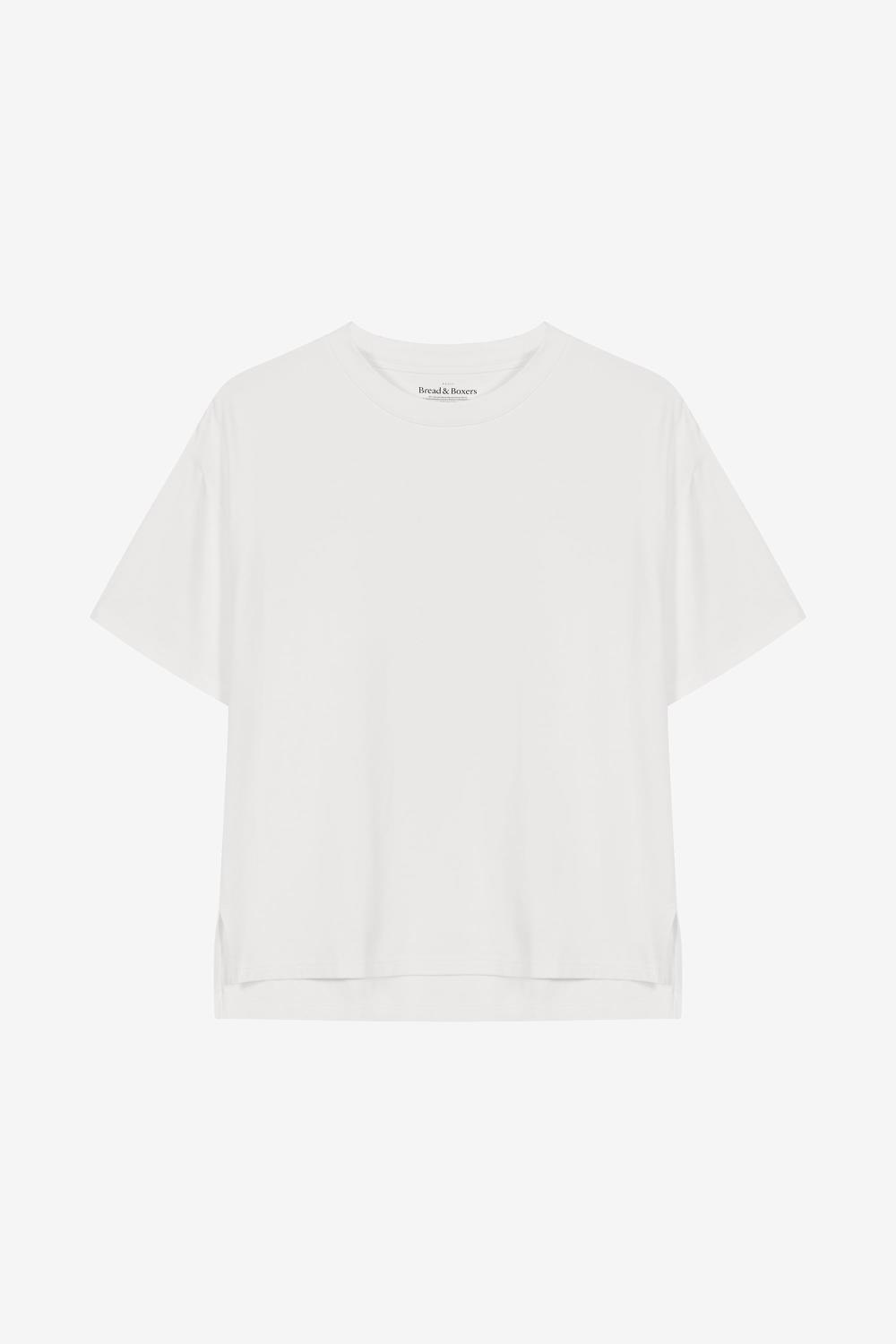 Bread & Boxers T-shirt soft fiber, offwhite