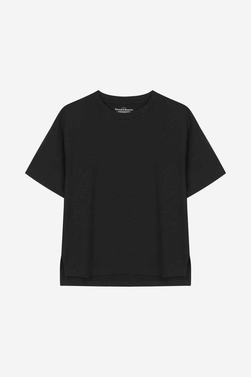 Bread & Boxers T-shirt soft fiber, sort