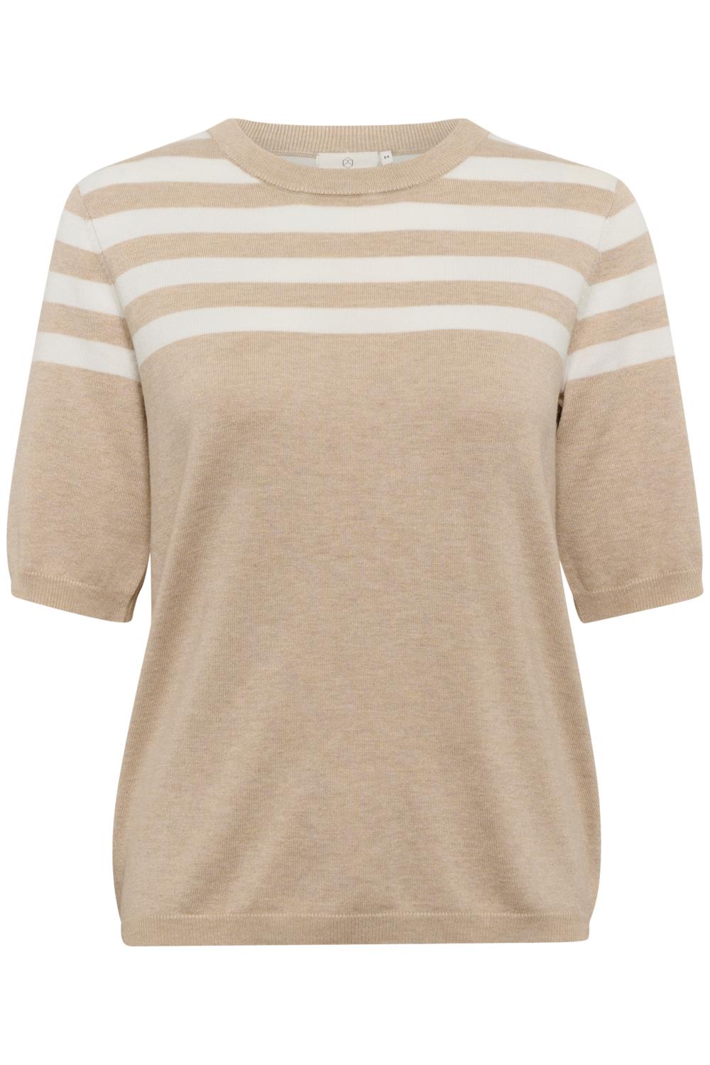 Kaffe KAlizza Striped Knit, beige