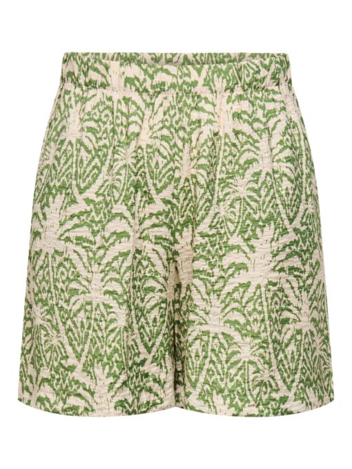 JDY Troya Life MW Shorts, grønn/mønstret