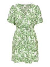 JDY Troya Life S/S Short Dress, grønn/mønster