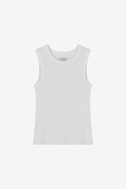 Bread & Boxers Tank crew-neck, hvit