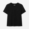 Bread & Boxers Crew-neck regular t-shirt, sort