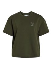 Vila Nireflect O-neck Top, mørk grønn